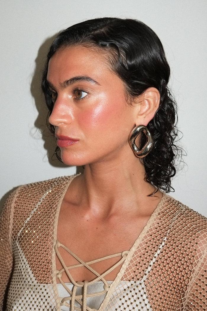 Lelet Ny Glossy Chain Link Earrings