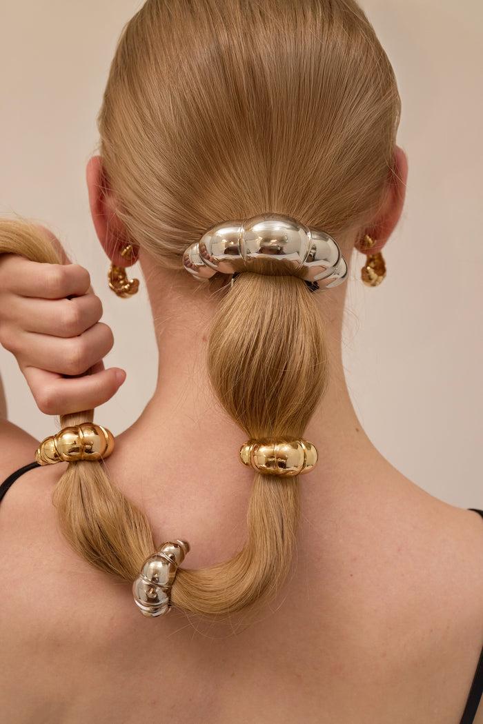 Lelet Ny Glossy Croissant Pony Cuff 14K Gold