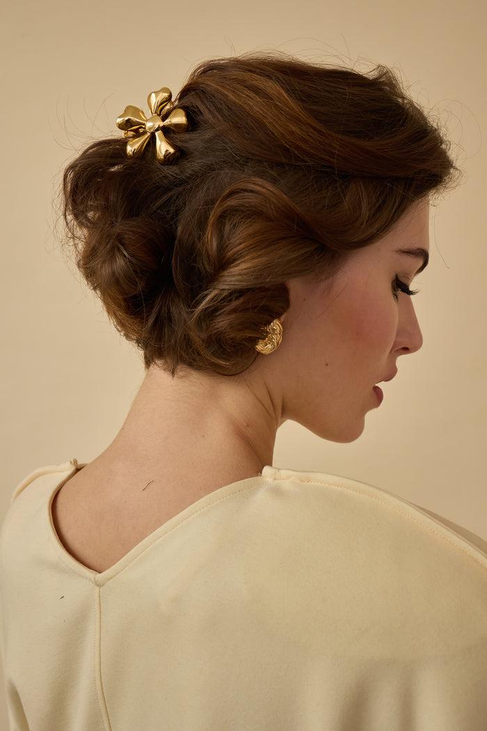 Lelet Ny Glossy Daisy Mini Claw Clip