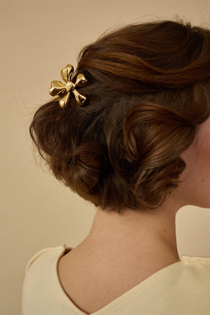 Lelet Ny Glossy Daisy Mini Claw Clip