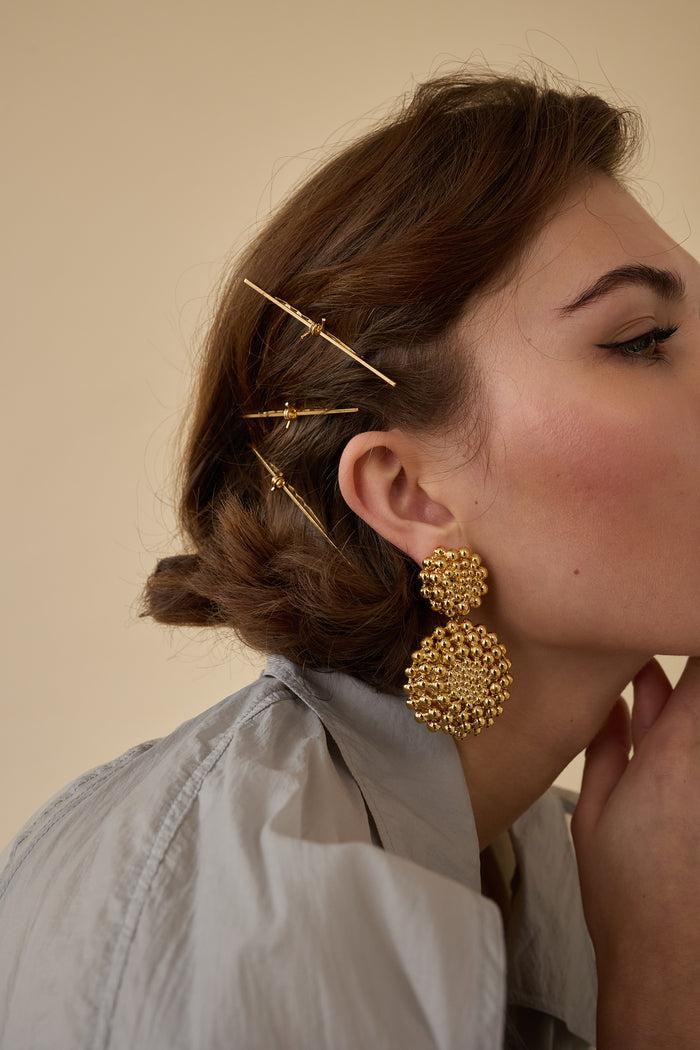 Lelet Ny Glossy Knot Bobbi Pin Set Of 3