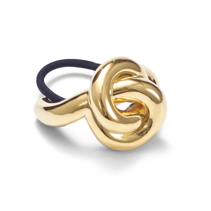 lelet ny Glossy Knot Pony Cuff 14k Gold Plate