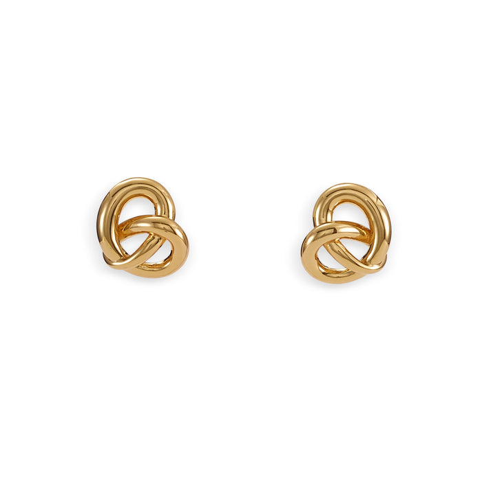 lelet ny Glossy Knot Stud Earrings