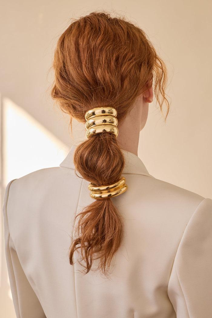 Lelet Ny Glossy Triple Arch Pony Cuff