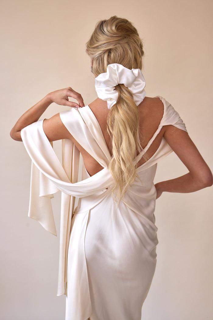 Lelet Ny Hailey Oversized Scrunchie White