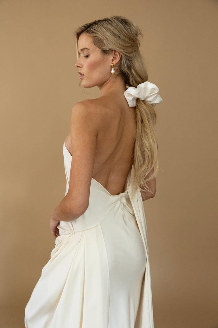 Lelet Ny Hailey Oversized Scrunchie White