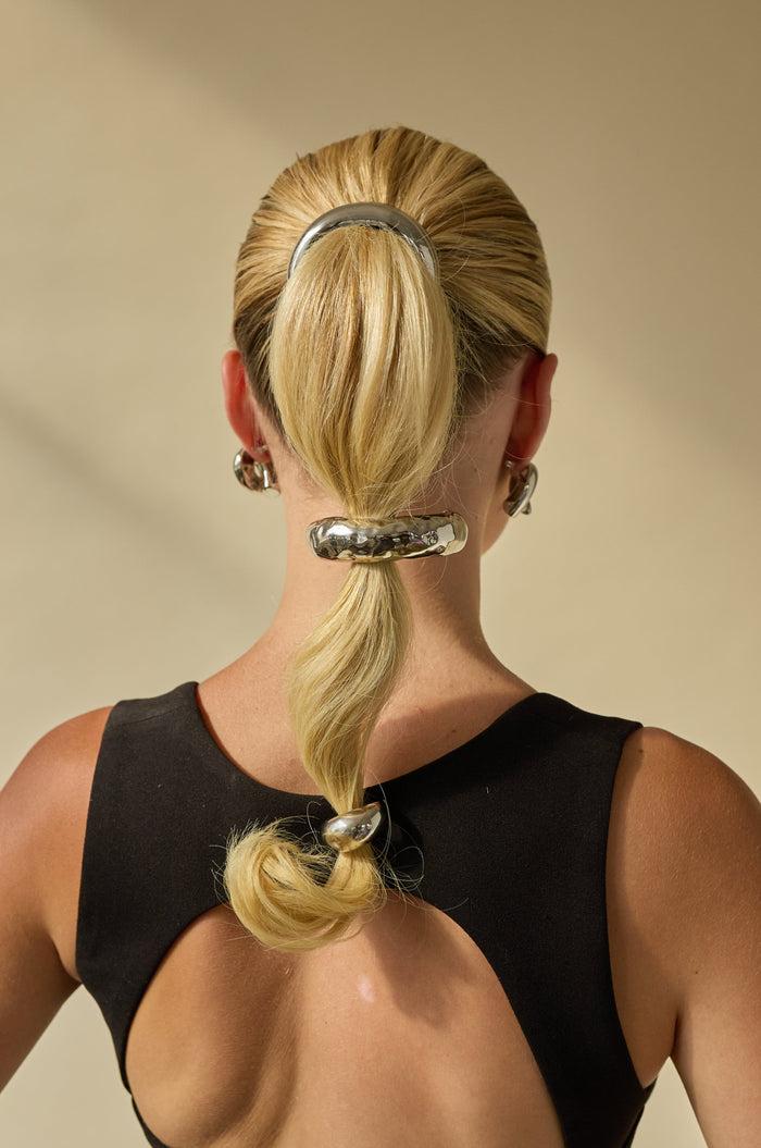 Lelet Ny Hammered Arch Pony 14K GOLD PLATE