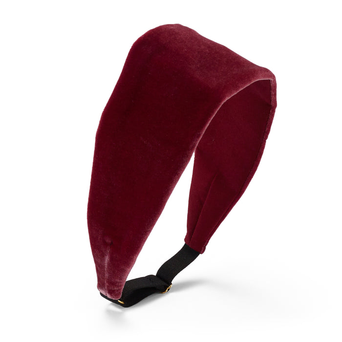 Lelet Ny Heloise Velvet Headwrap Cranberry