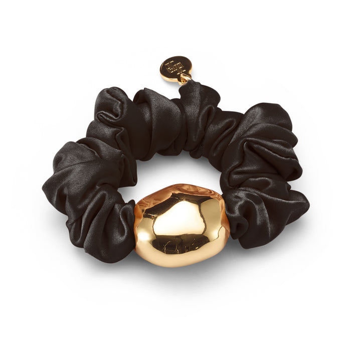 lelet ny Inara Pendant Scrunchie Black