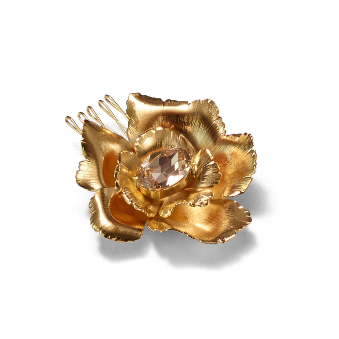 lelet ny Jasmine Floral Crystal Comb