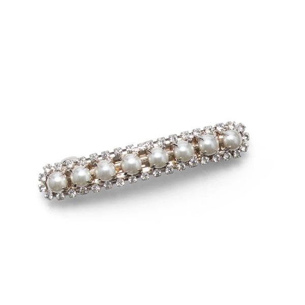 lelet ny Jess Pearl and Crystal French Barrette