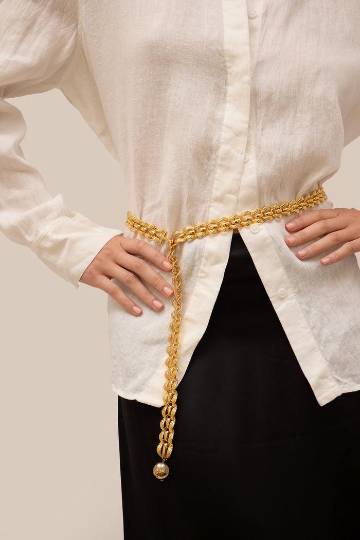 Lelet Ny Kendra Metal Chain Belt