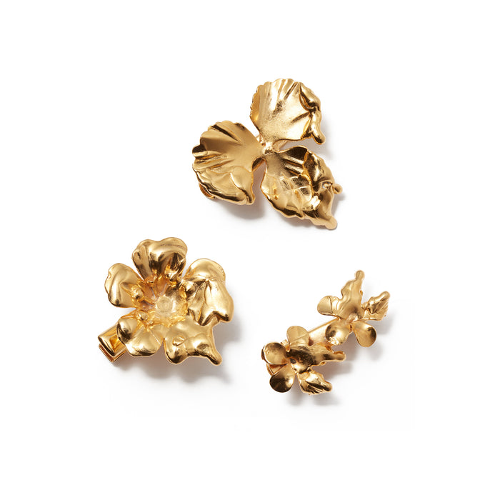 lelet ny Lava Floral Clip Set of 3