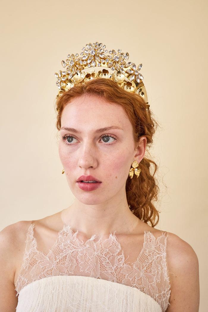 Lelet Ny Lava Floral Pearl Studs