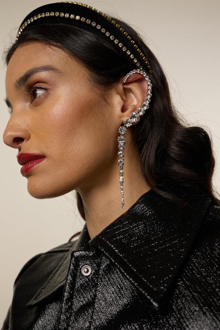 Lelet Ny Leia Crystal Drip Ear Cuff
