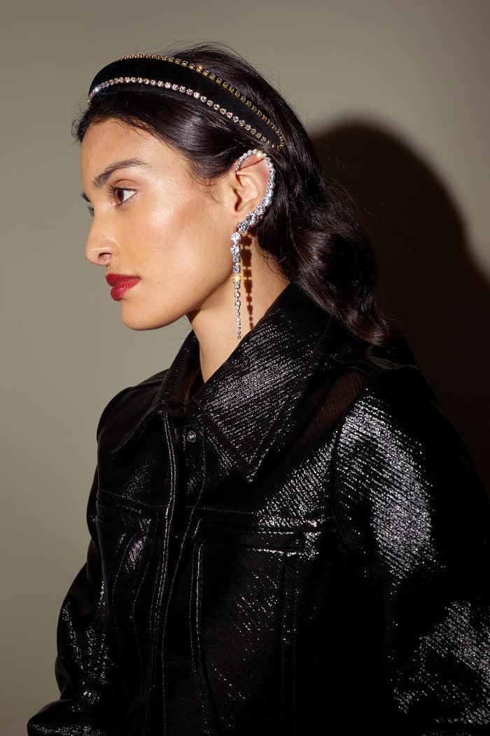 Lelet Ny Leia Crystal Drip Ear Cuff