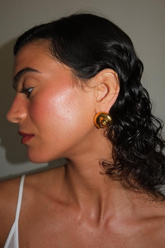 Lelet Ny Leila Metal Swirl Earrings