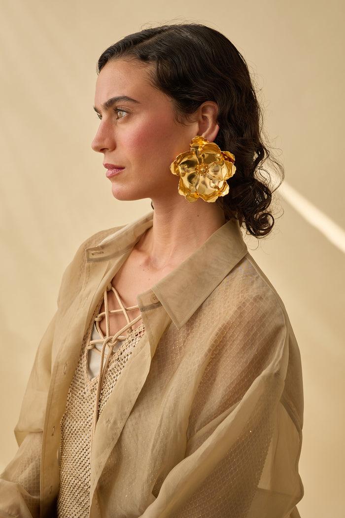 Lelet Ny Lilly Bloom Clip On Earrings