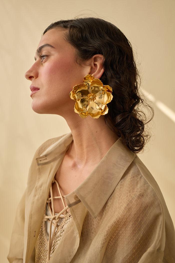 Lelet Ny Lilly Bloom Clip On Earrings