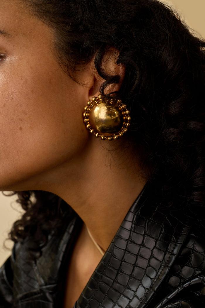 Lelet Ny Lucia Dome Stud Earrings