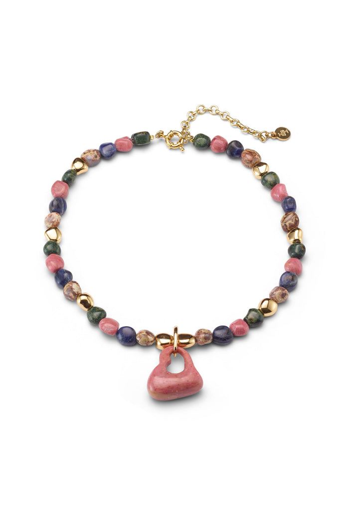 lelet ny Mara Stone Heart Necklace