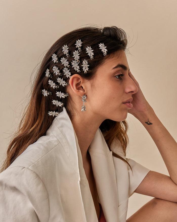 Lelet Ny Martha Crystal Clip Set Of Three