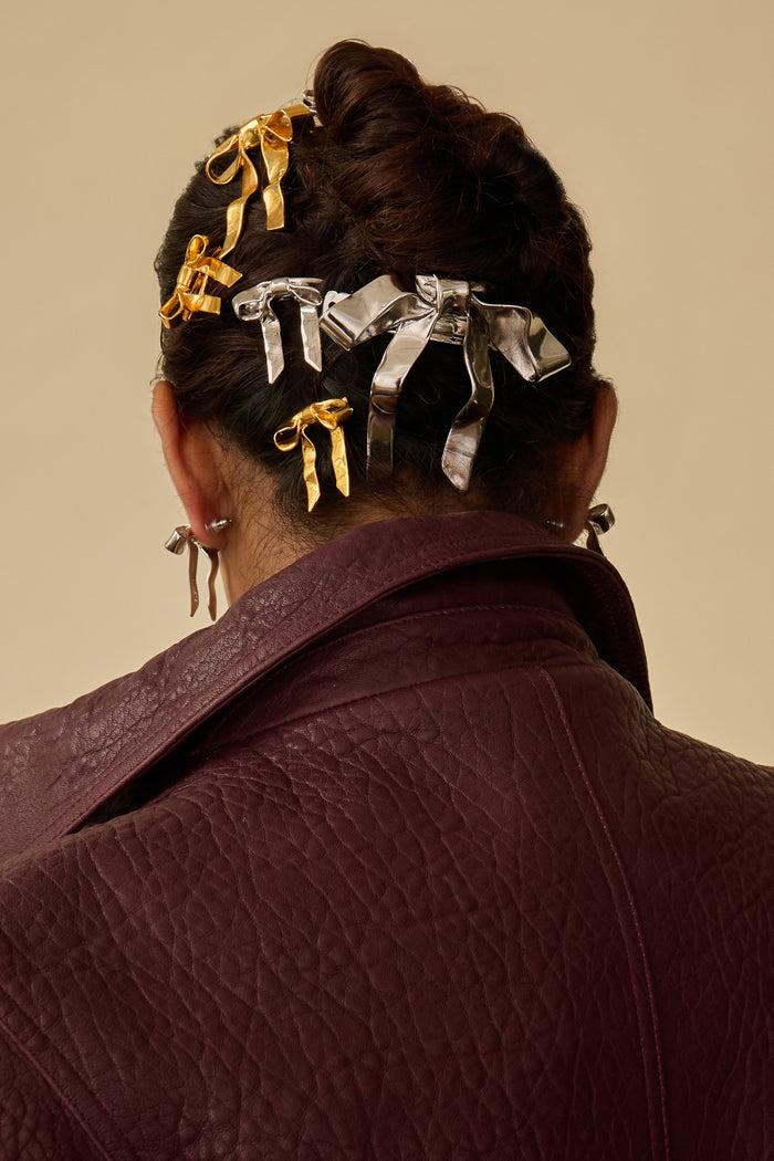 Lelet Ny Mary Jane French Barrette 14 K Gold Plate