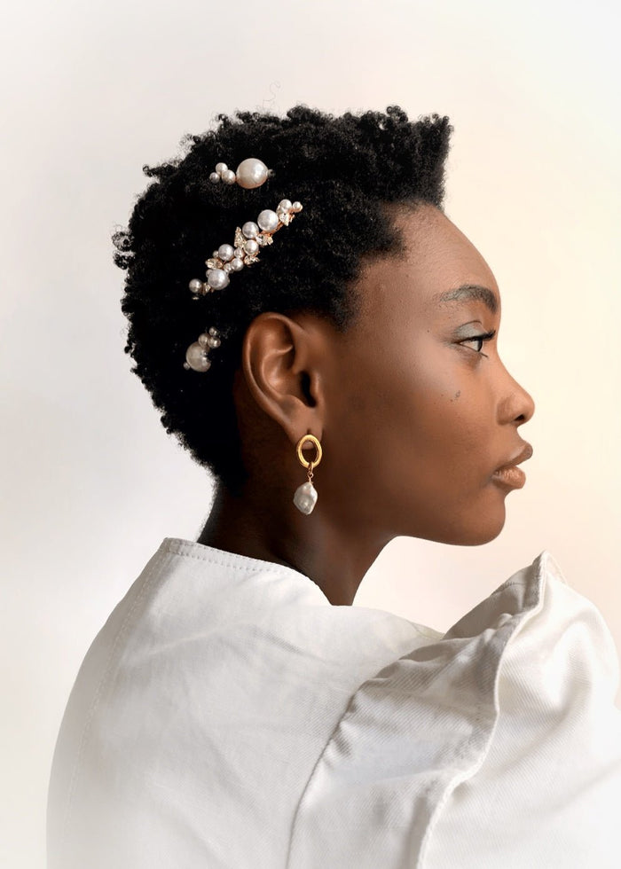 Lelet Ny Mattar Pearl And Crystal Barrette