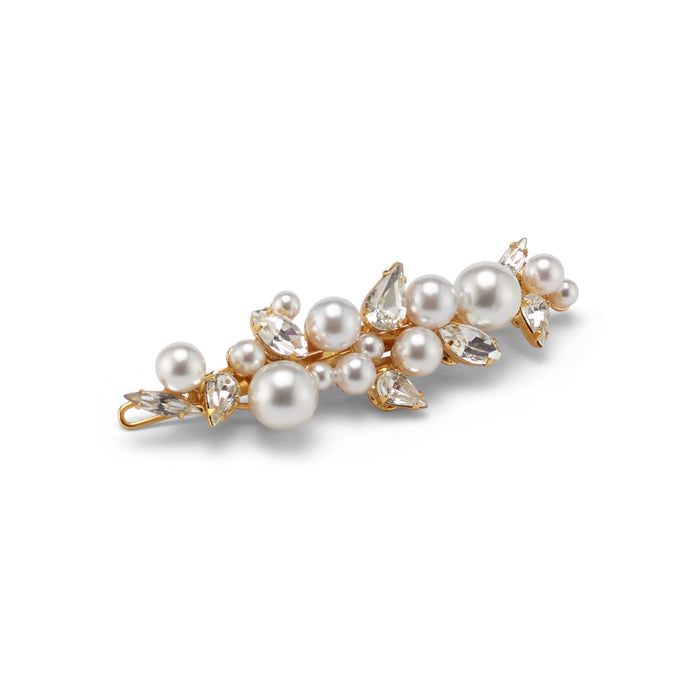 lelet ny Mattar Pearl and Crystal Barrette