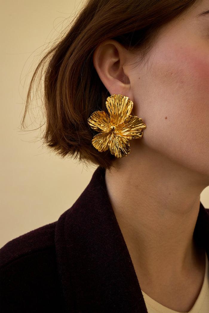 Lelet Ny Maya Floral Button Earrings
