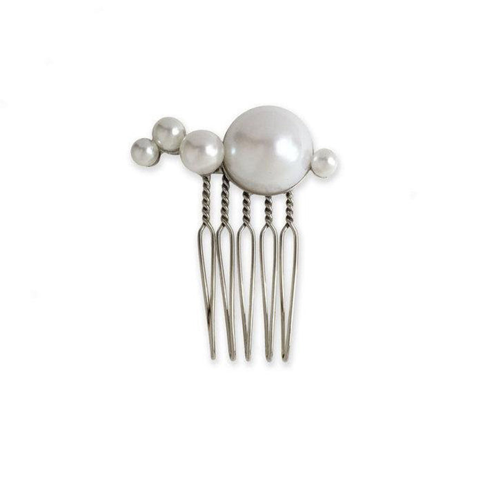 lelet ny Mercury Pearl Comb RHODIUM