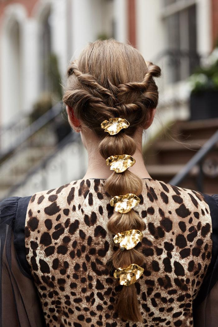 Lelet Ny Metal Petal Pony 14K GOLD PLATE