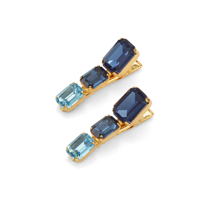 Lelet Ny Mika Crystal Clip Set Of 2 Pink