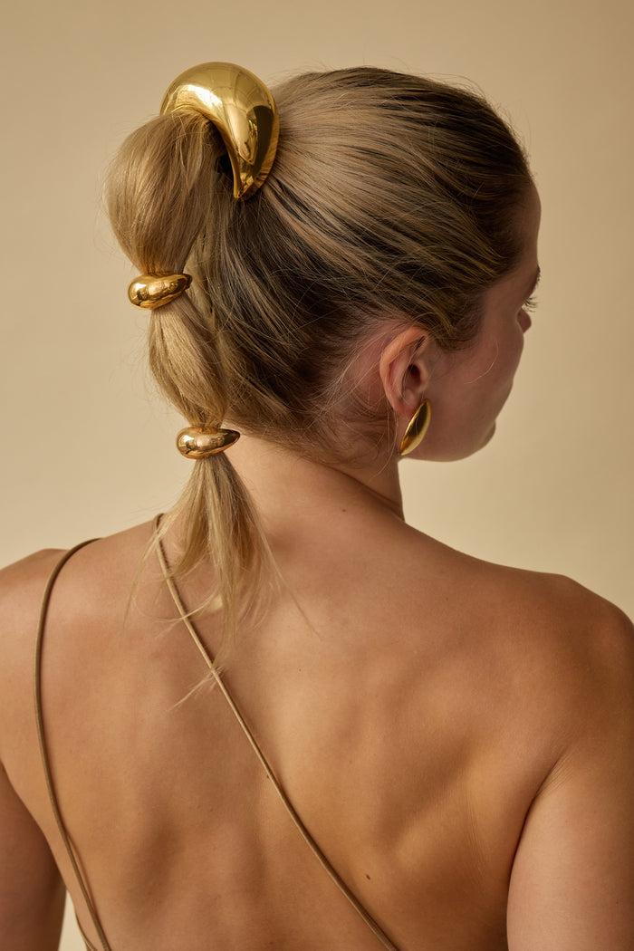 Lelet Ny Mini Dome Pony Cuff 14K GOLD PLATE