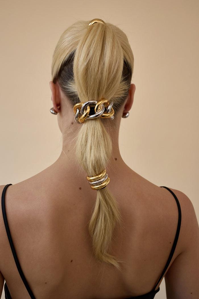 Lelet Ny Mixed Metal Elena Chain Pony Cuff