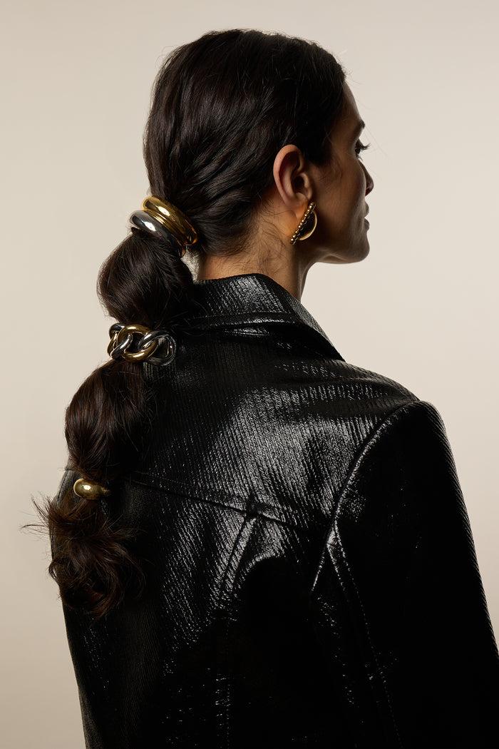 Lelet Ny Mixed Metal Elena Chain Pony Cuff