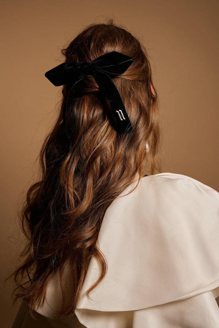 Lelet Ny Monogram Bow French Barrette