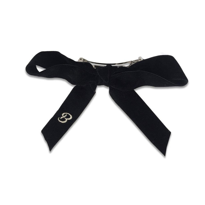 lelet ny Monogram Bow French Barrette