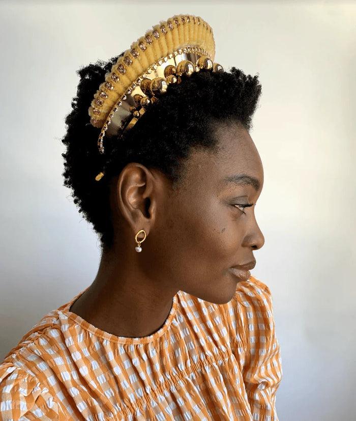 Lelet Ny Muppet Wide Crystal Crown Blush