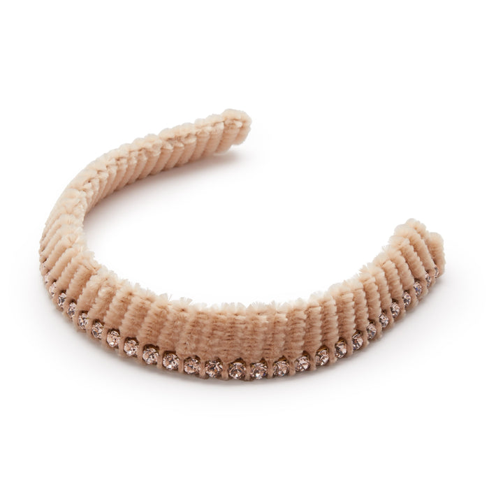 lelet ny Muppet Wide Crystal Crown Blush