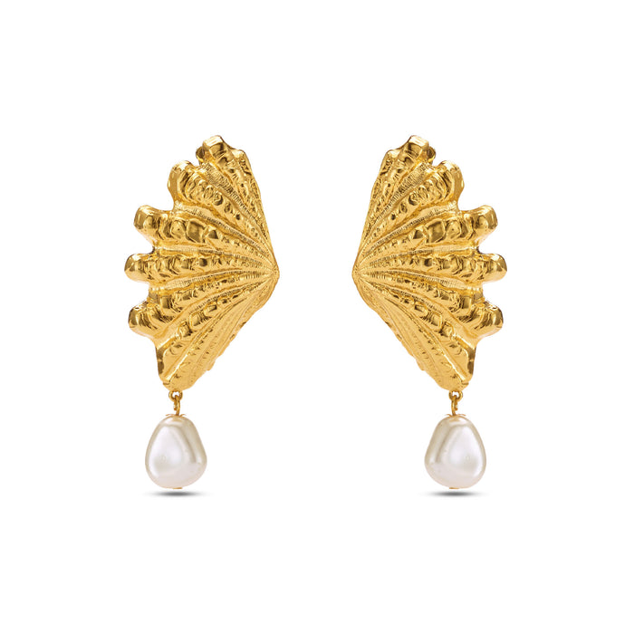lelet ny Nadia Pearl Earrings