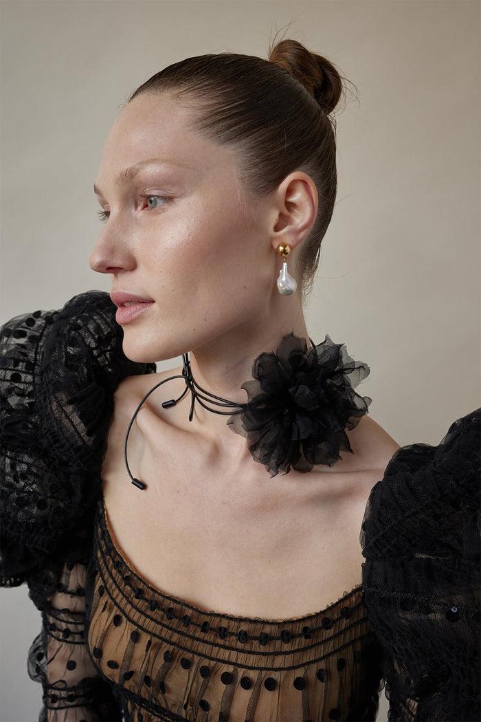 Lelet Ny Nyla Flower Choker Black