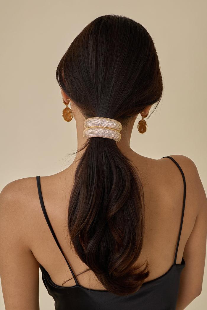 Lelet Ny Pave Crystal Double Arch Pony Cuff