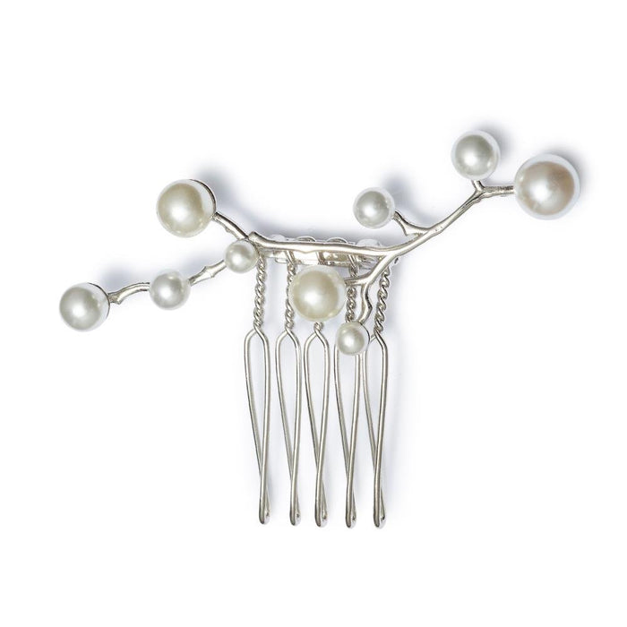 lelet ny Pearl Forest Petite Comb 14K GOLD PLATE