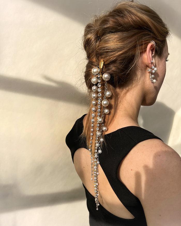 Lelet Ny Pearl Spine Comb 14K GOLD PLATE