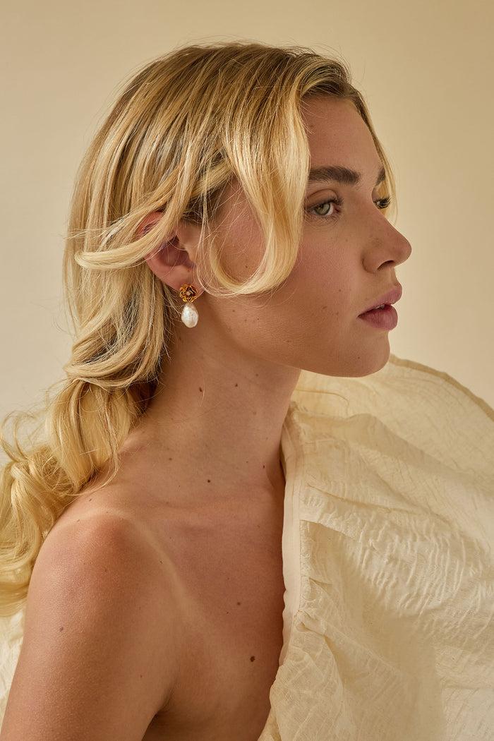 Lelet Ny Penelope Freshwater Pearl Drop Earrings