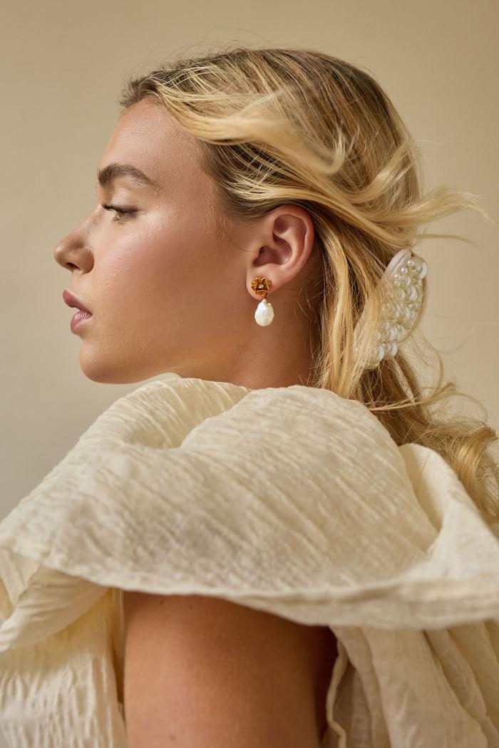 Lelet Ny Penelope Freshwater Pearl Drop Earrings