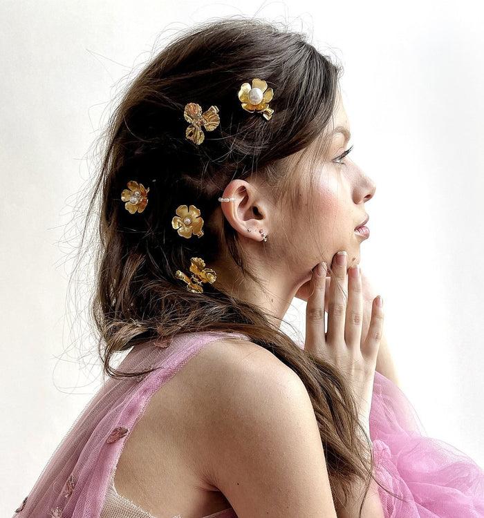 Lelet Ny Poppy Gram Clip 14K GOLD PLATE