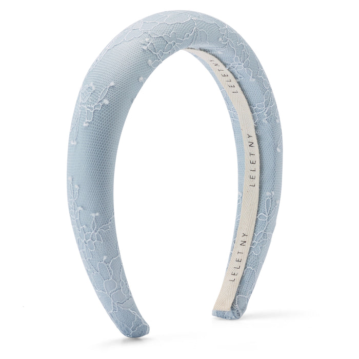 Lelet Ny Robyn Lace Headband Blue Lace Agate