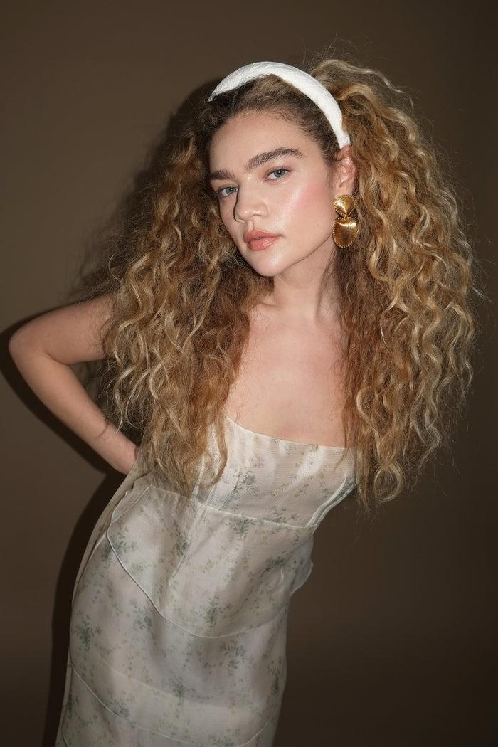 Lelet Ny Robyn Lace Headband Blue Lace Agate